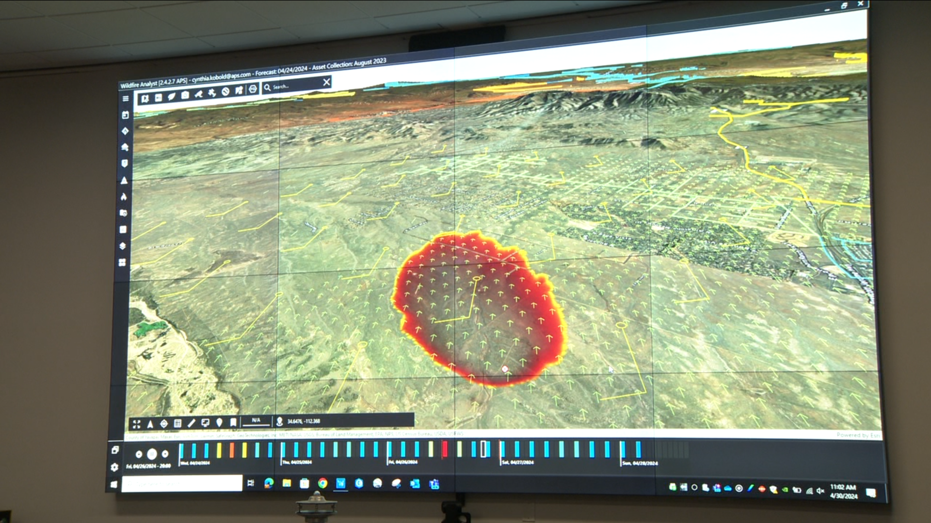 APS Fire Map