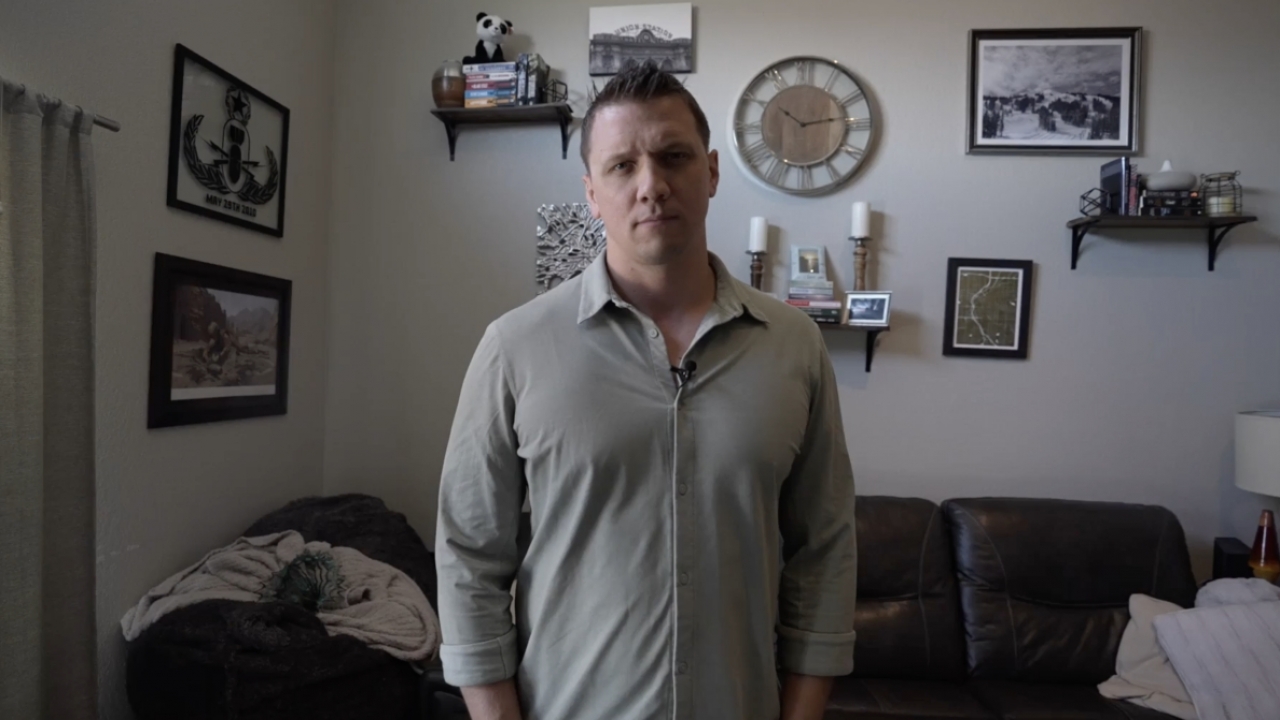 Retired veteran and mental health advocate Sam Peterson