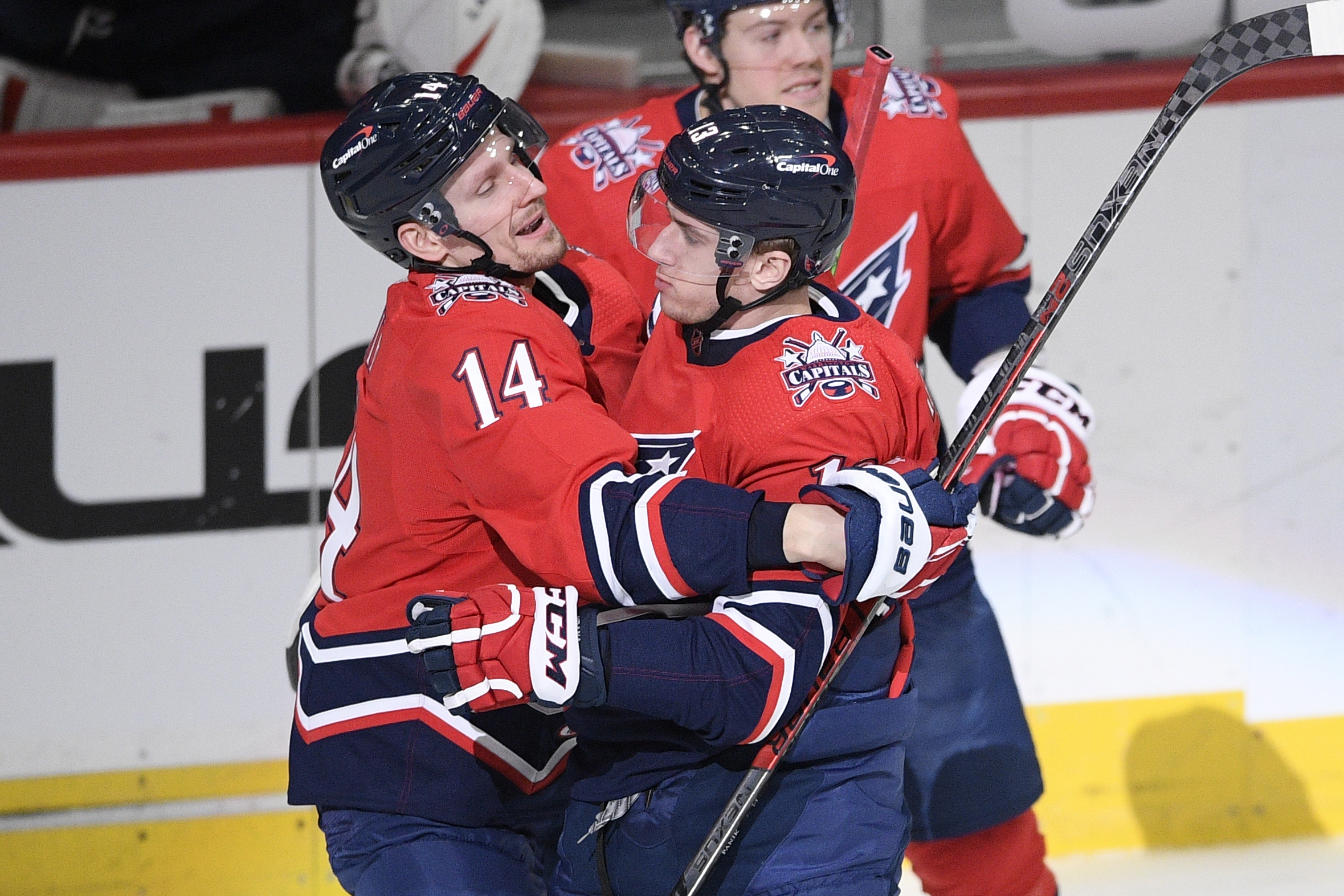 Jakub Vrana, Richard Panik Devils Capitals Hockey