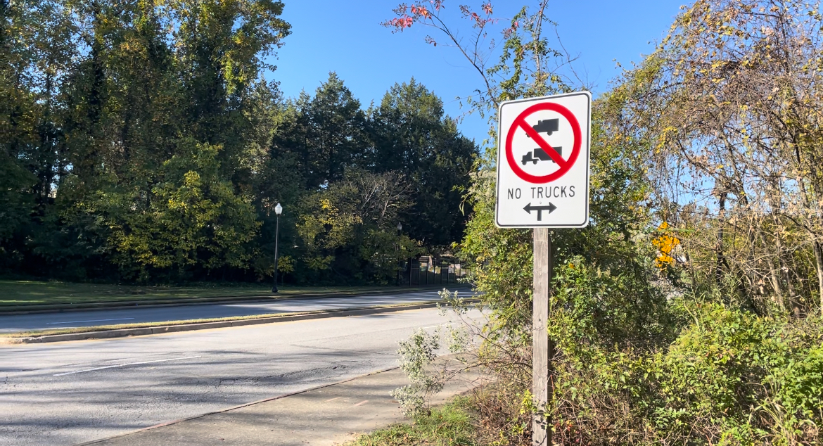 Suffolk residents are seeing a lot of semi-trucks driving through their neighborhood