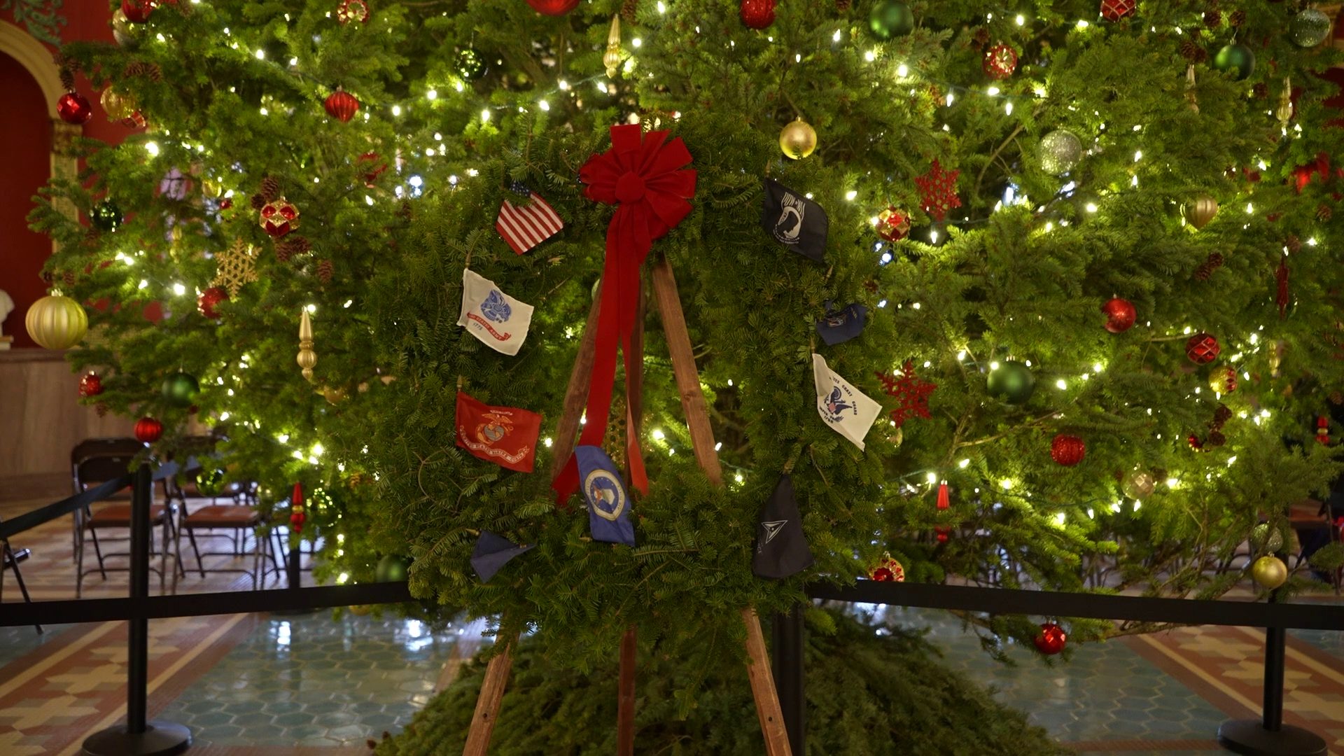 Wreaths Across America ceremony