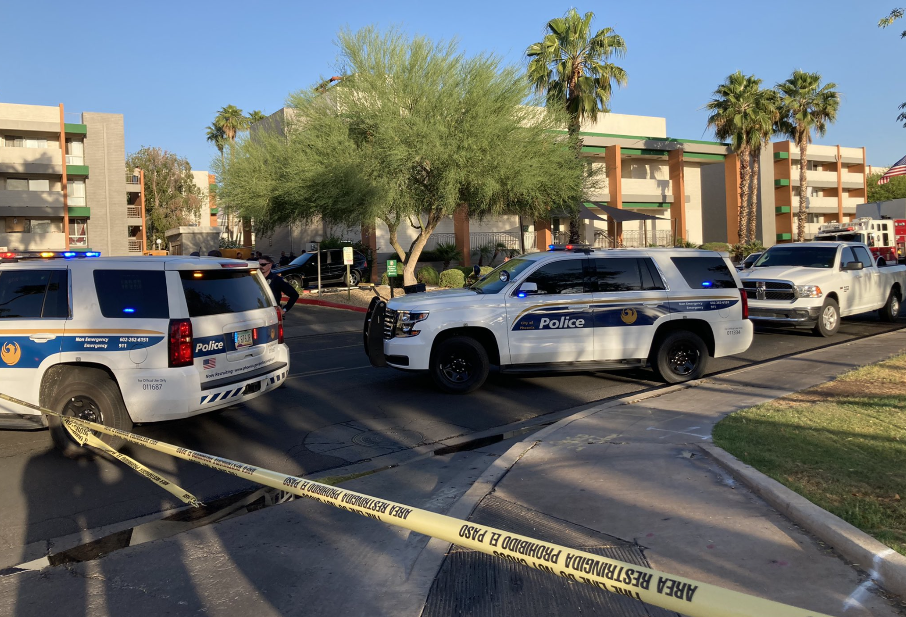 Officers, others exposed to pepper spray, unknown substance