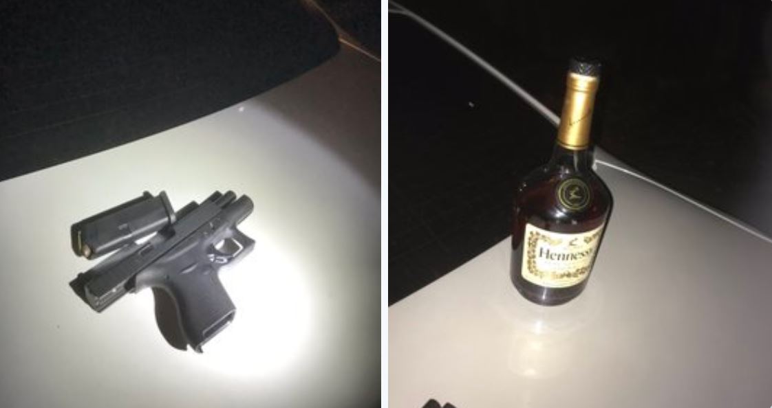 Pistol and Liquor 