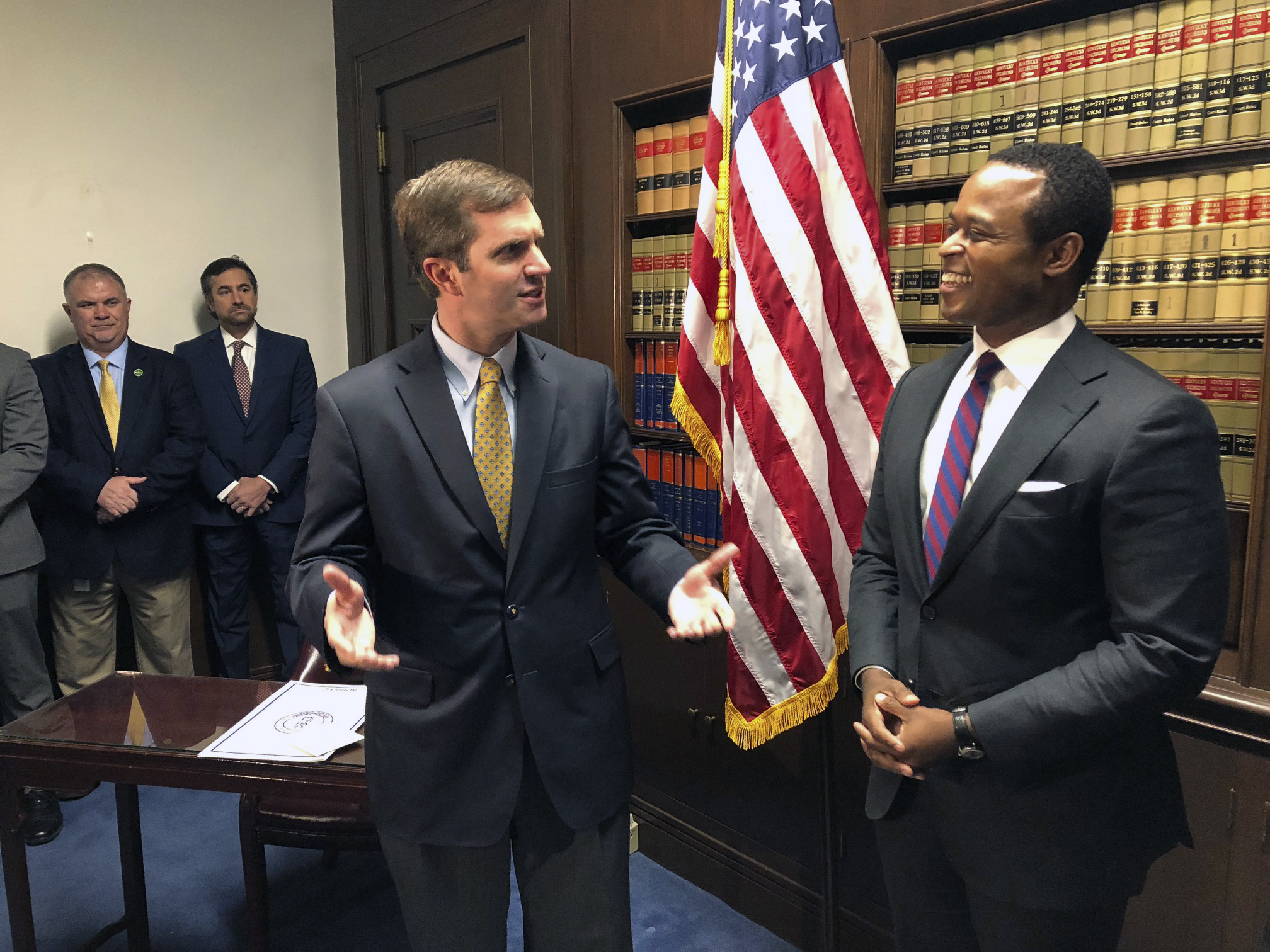 Andy Beshear, Daniel Cameron