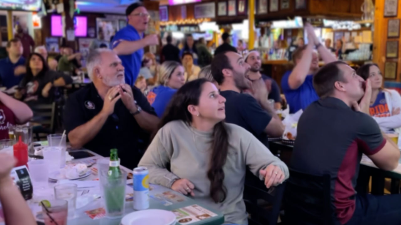 Florida and Florida State fans watch annual clash