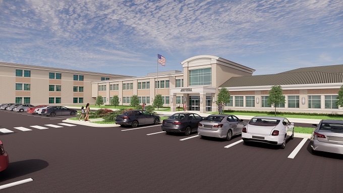 West Area Middle School in the Upper Magnolia Green