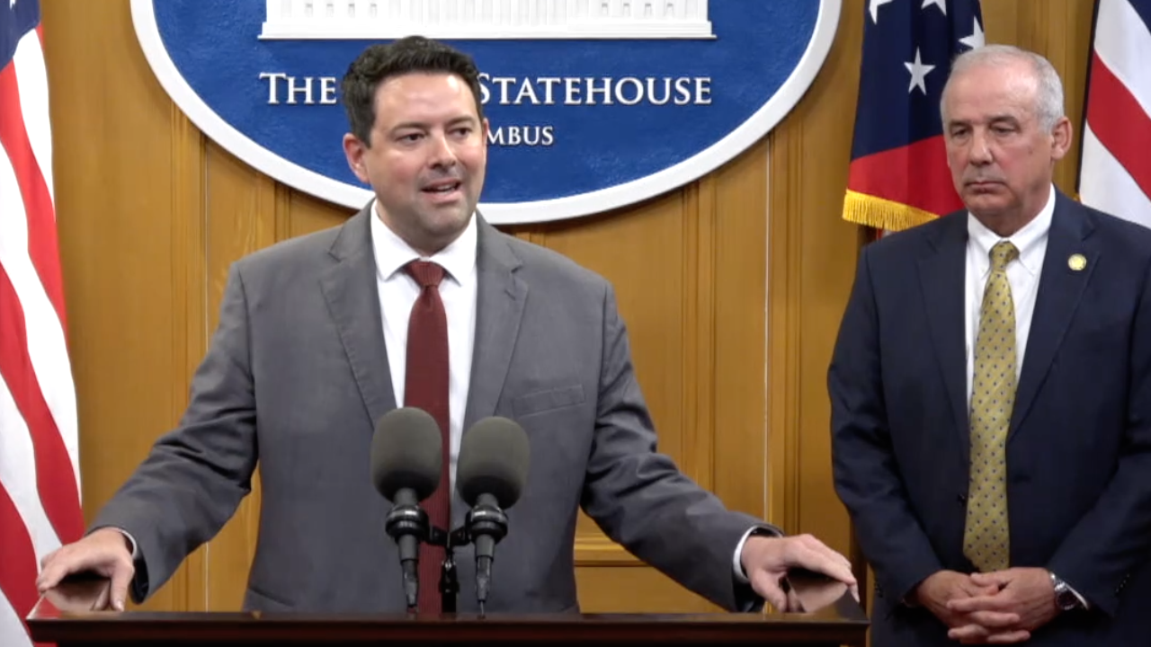 Senate President Rob McColley and House Speaker Matt Huffman 