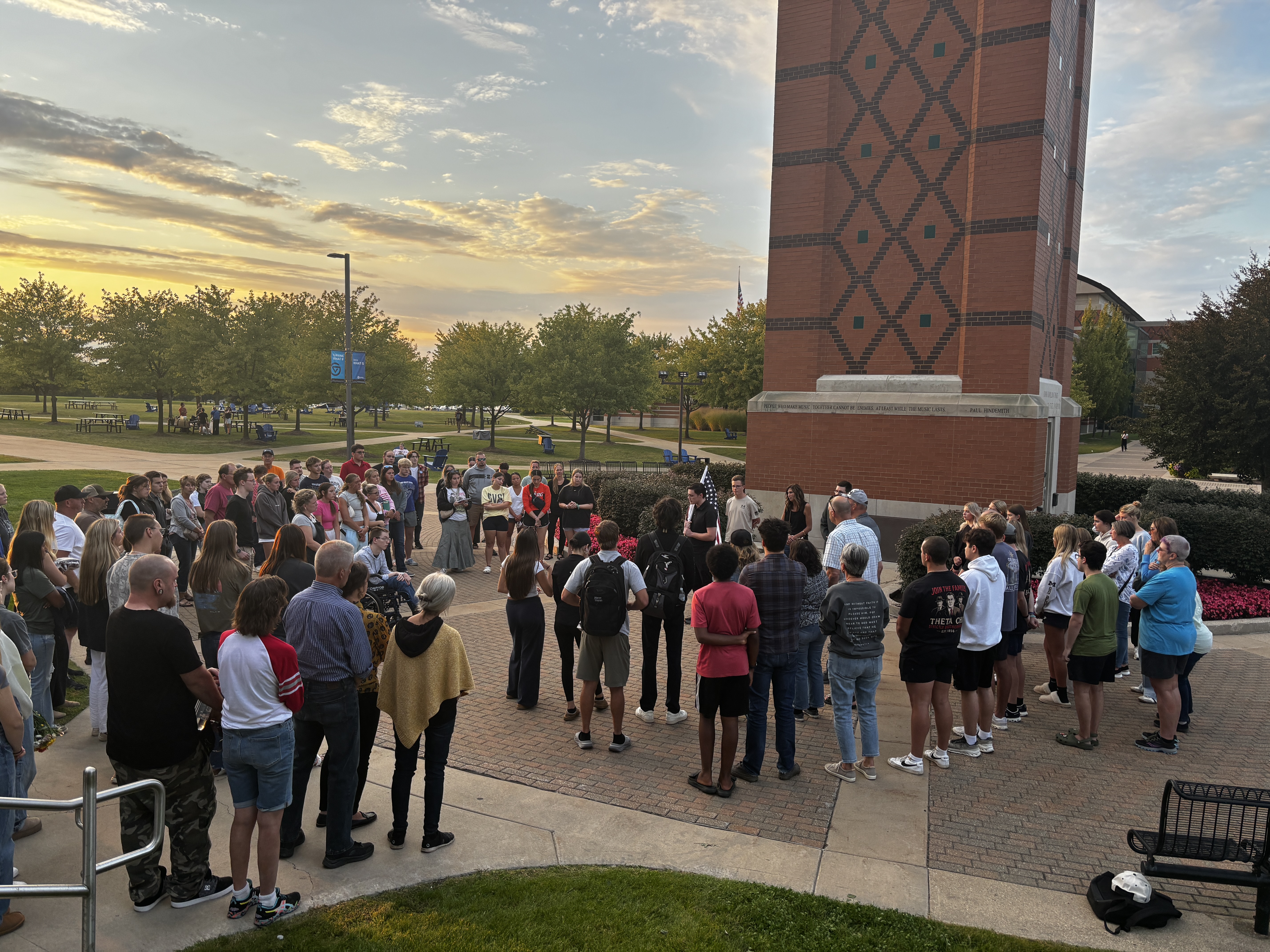 GVSU Kirk vigil