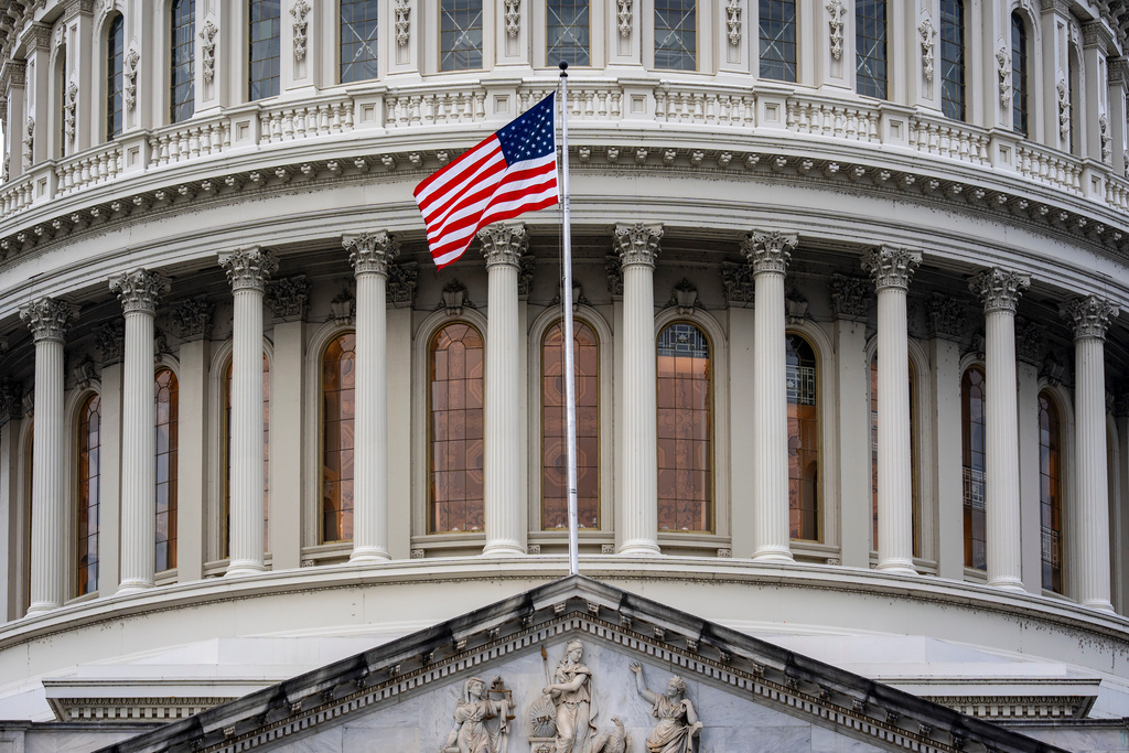The U.S. Capitol Building in Washington. 