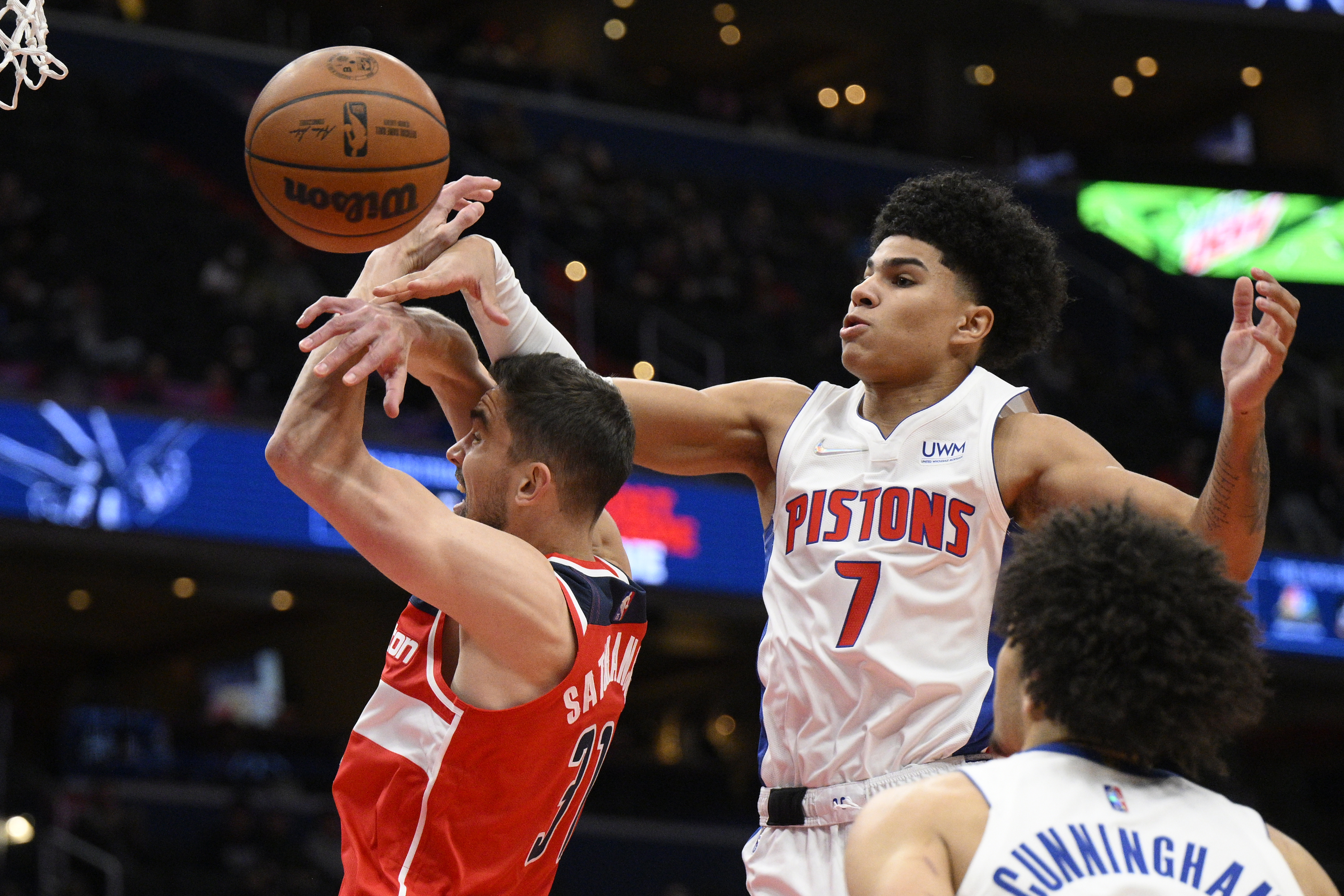 Pistons Wizards Basketball