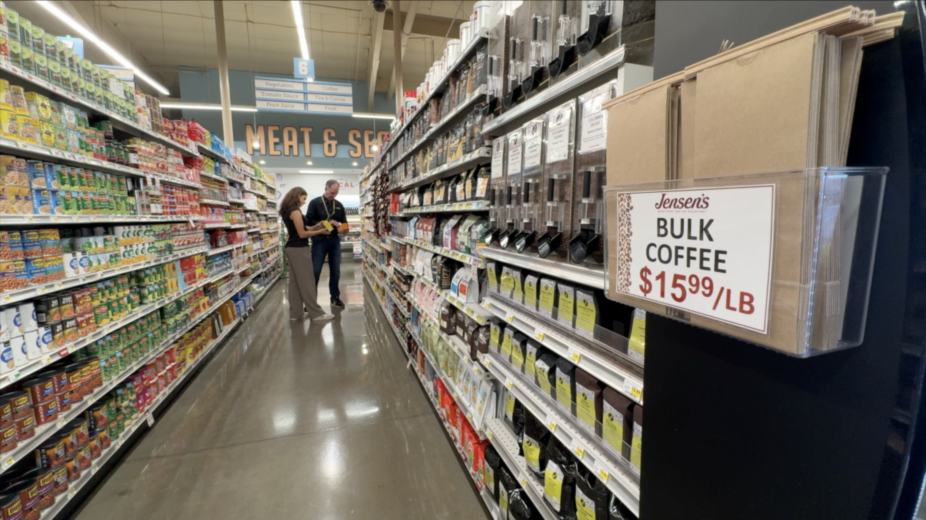 Jensen's owner advises people on stockpiling groceries ahead of tariffs