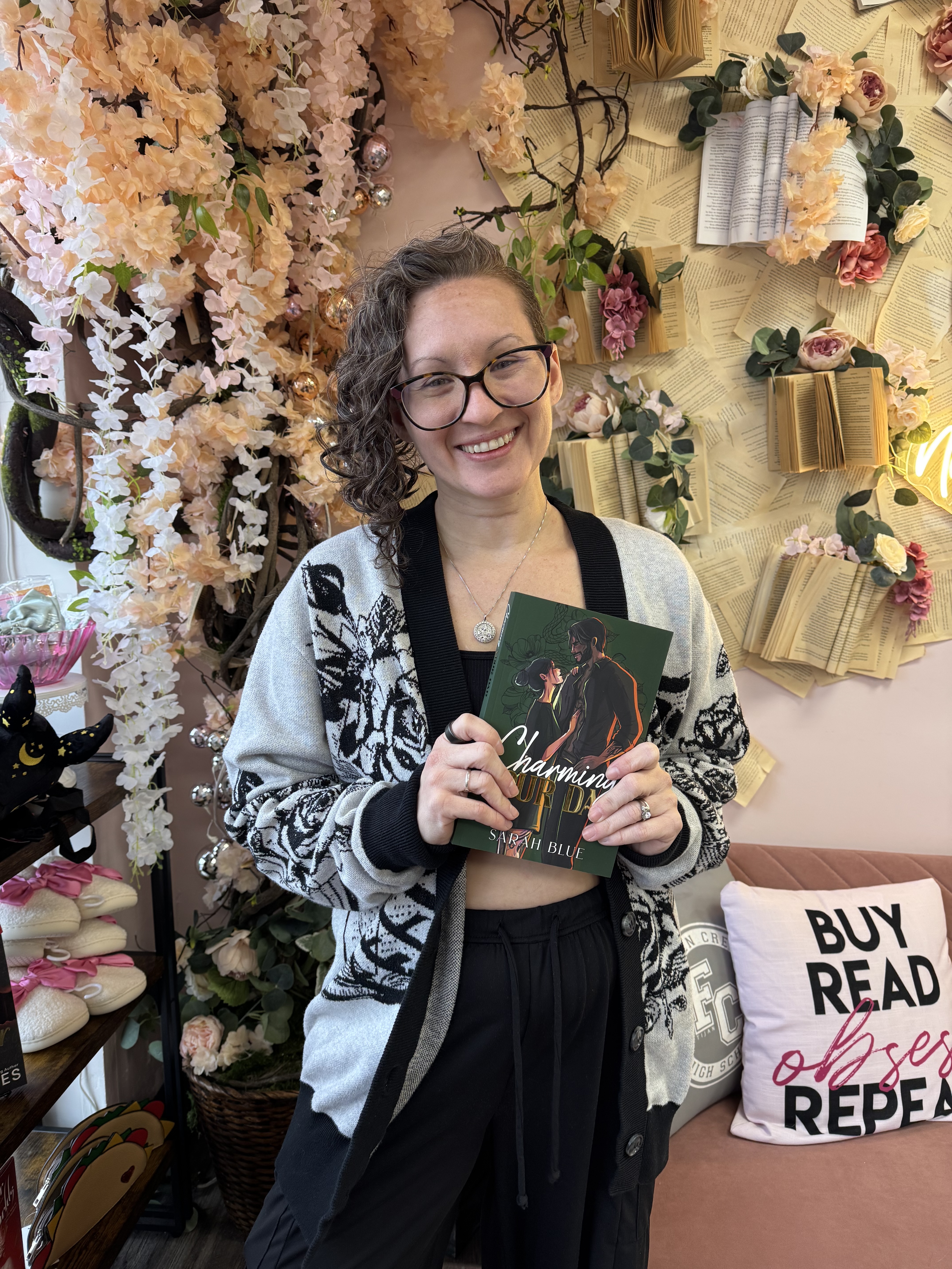 Megan Gallt owner of Novel Grounds Bookstore