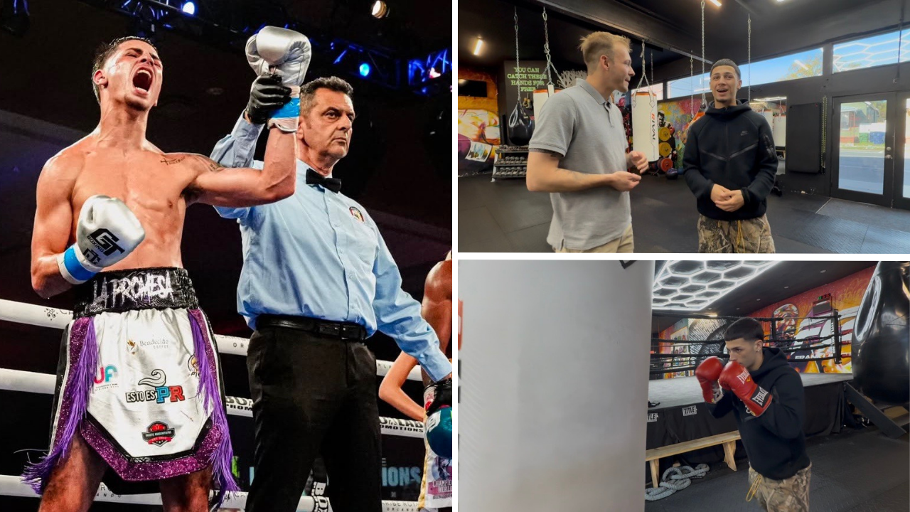 Undefeated fighter sets sights on world title and helping the community