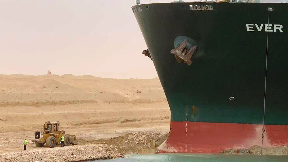 Egypt Suez Canal Ever Given blocking
