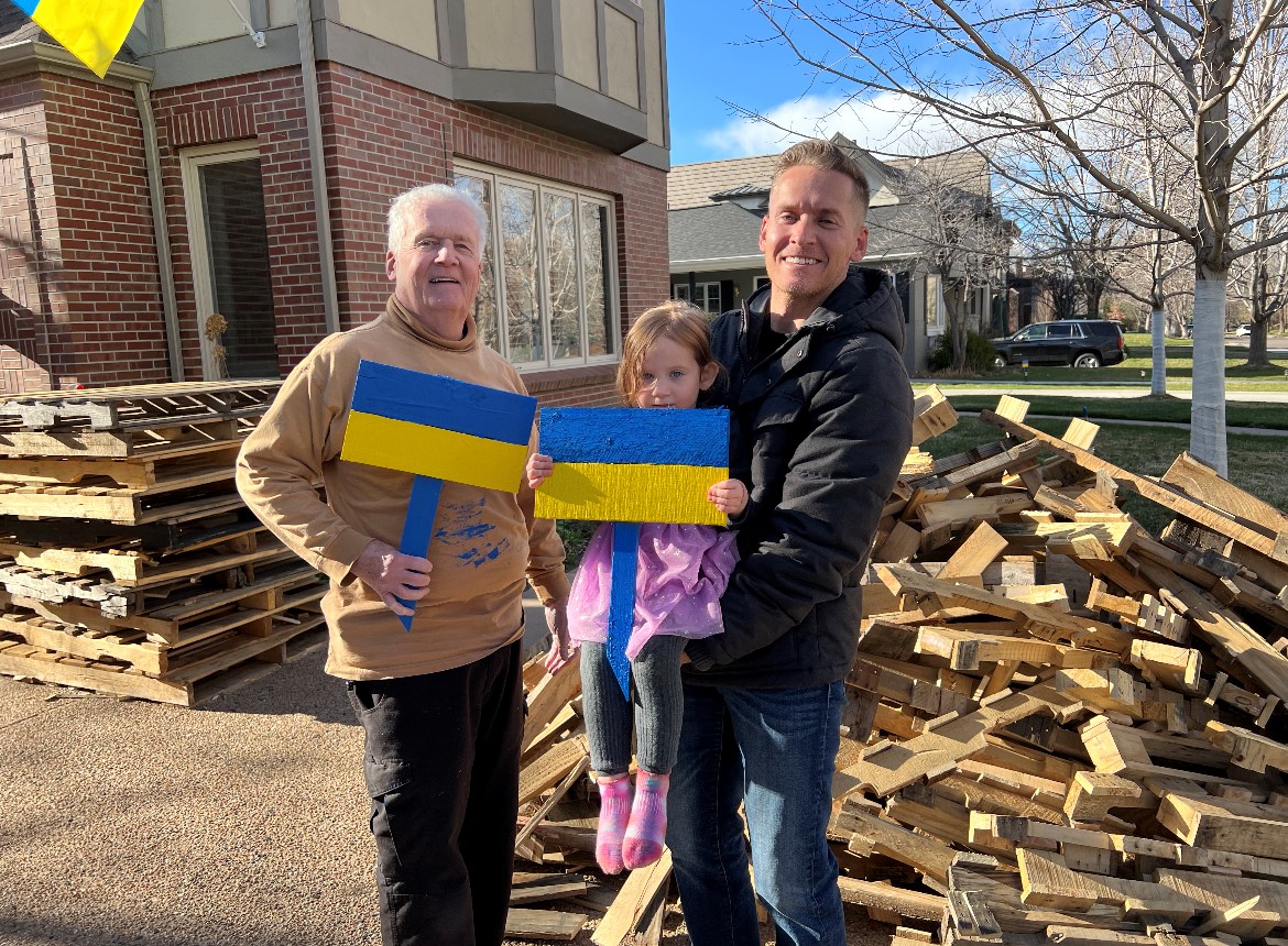 Flags for Ukraine 