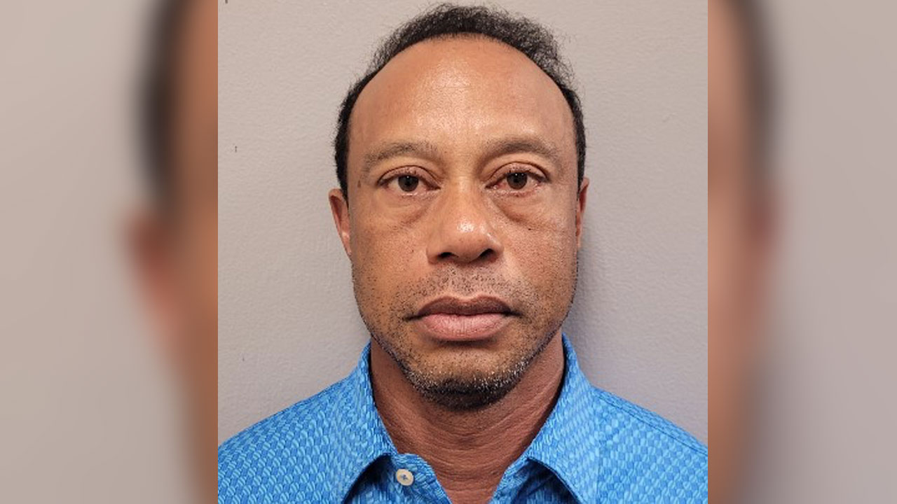 Tiger Woods was booked at the Martin County Sheriff's Office on March 27, 2026, on suspicion of DUI after investigators said he hit another vehicle and rolled over his Range Rover on Jupiter Island.