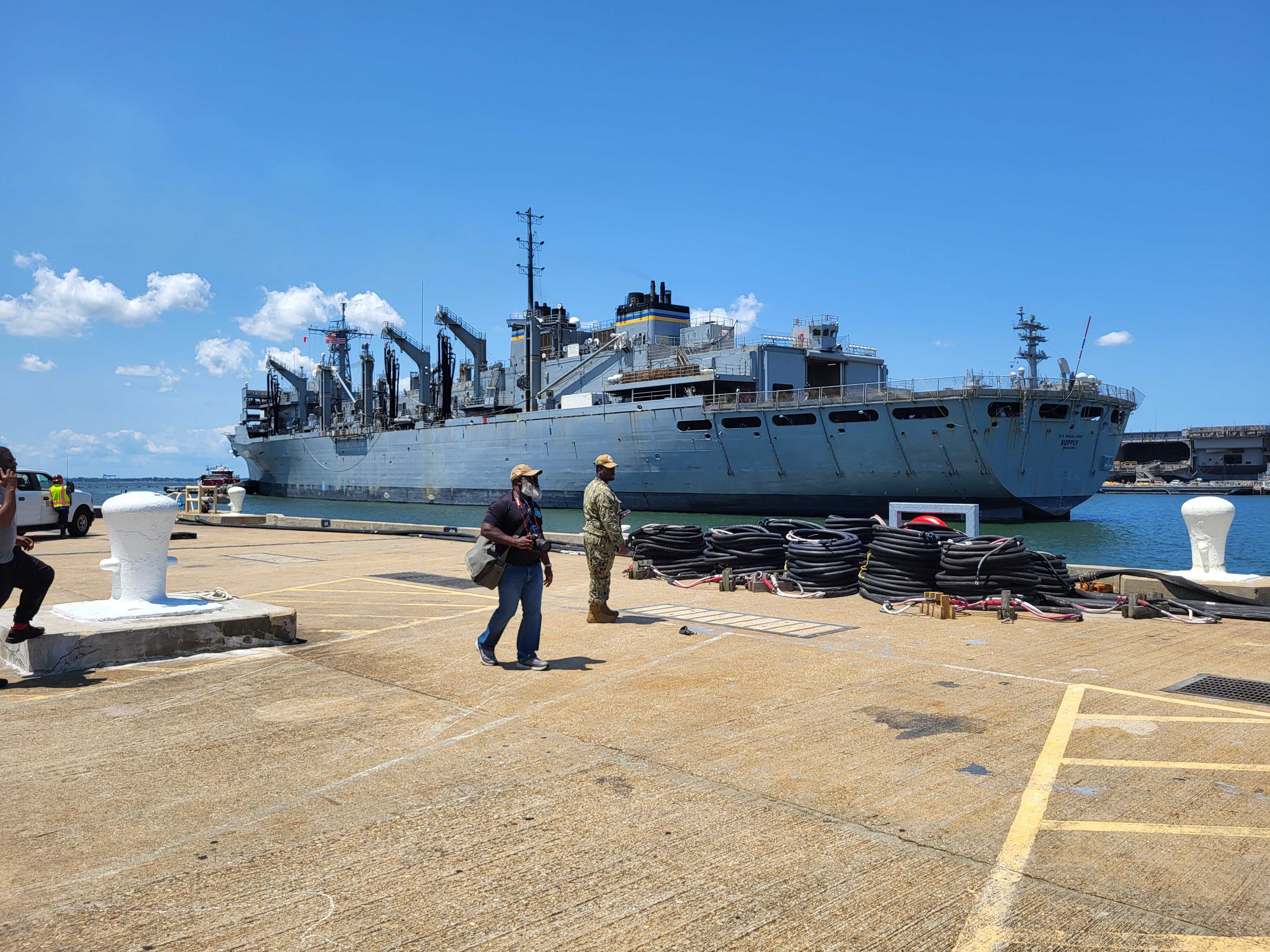 USNS supply homecoming 1