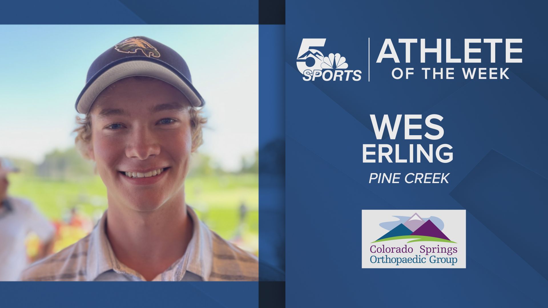 KOAA Athlete of the Week: Pine Creek's Wes Erling take second in 5A state golf championship