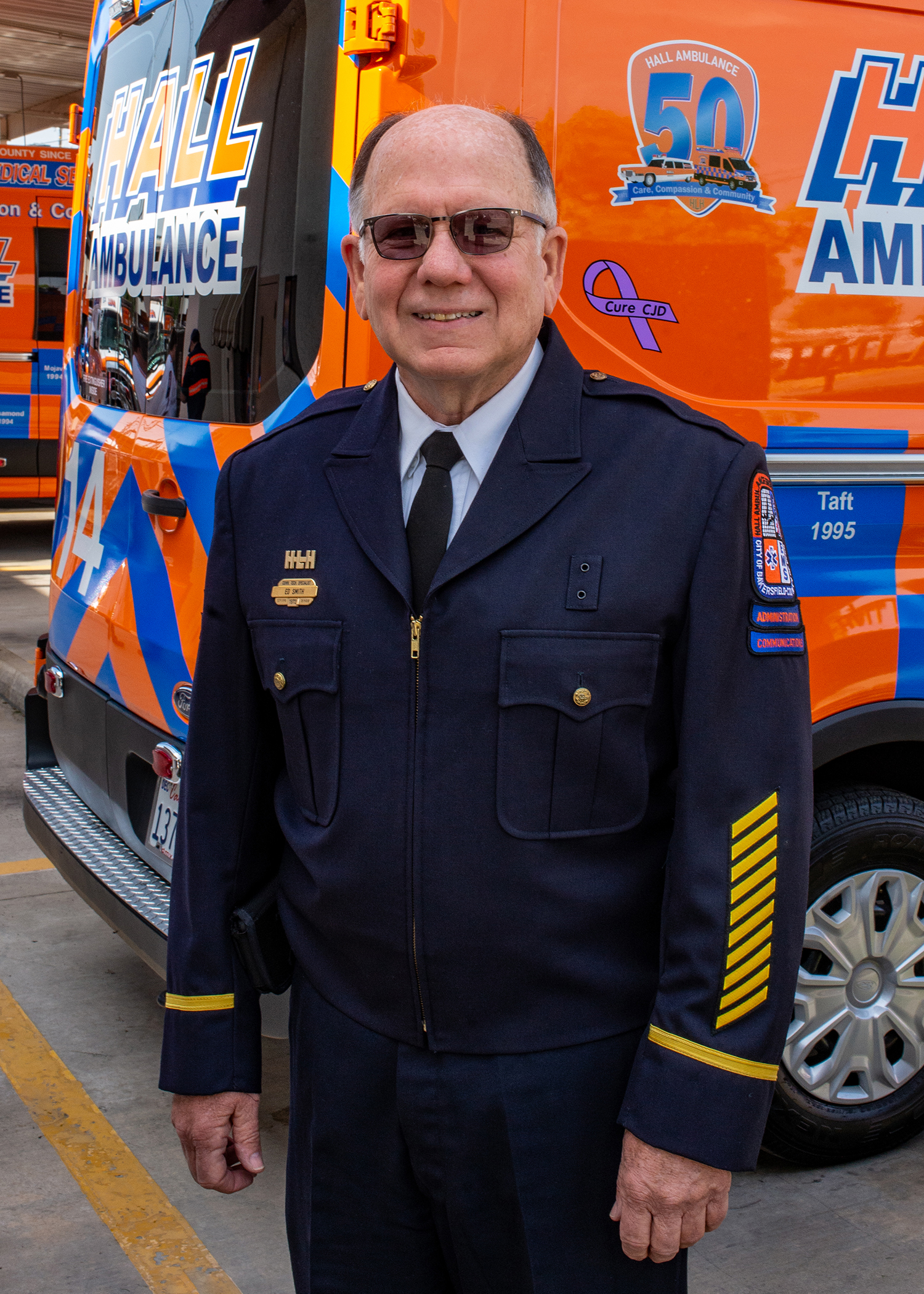 Ed Smith with Hall Ambulance