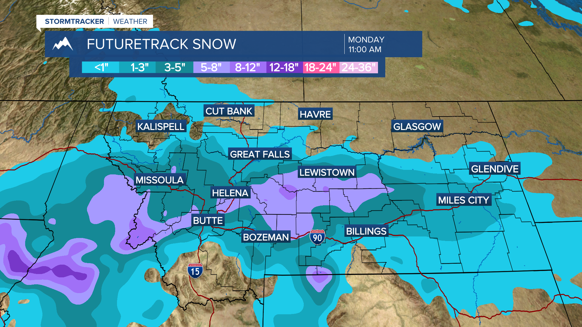 More snow on the way overnight Sunday into Monday morning