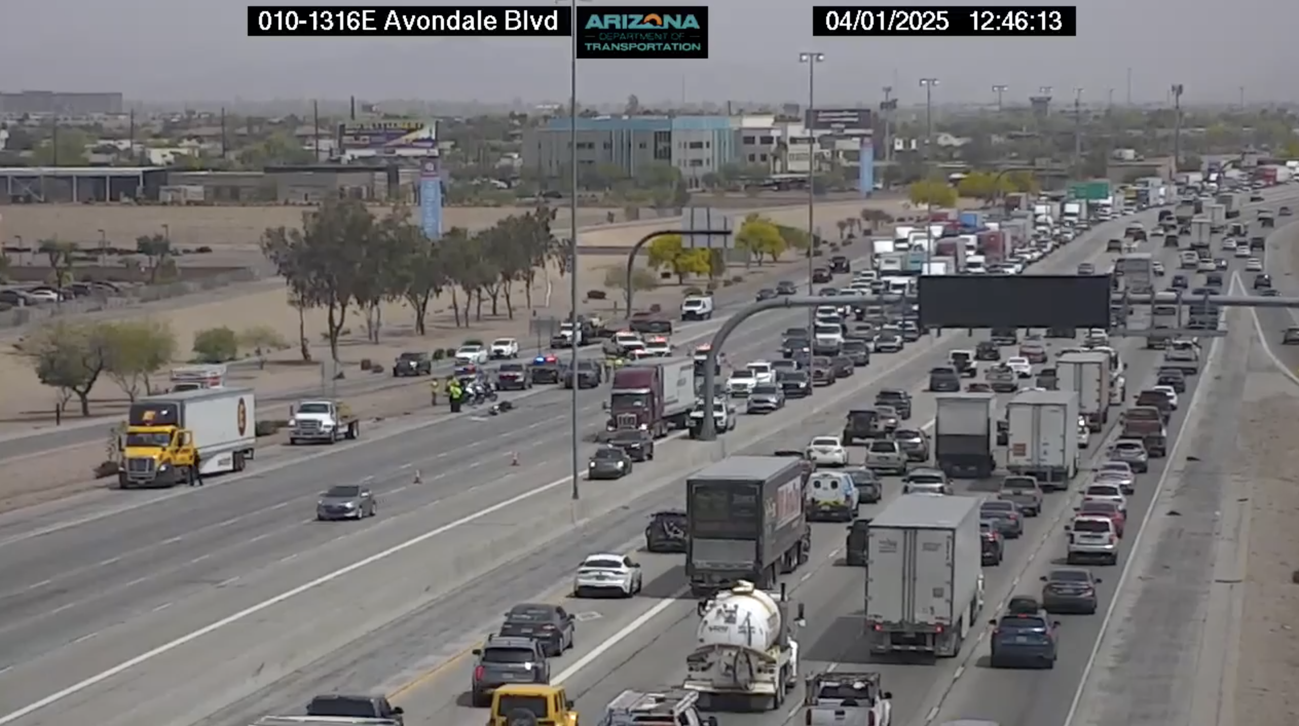 I-10 Avondale motorcycle crash.png
