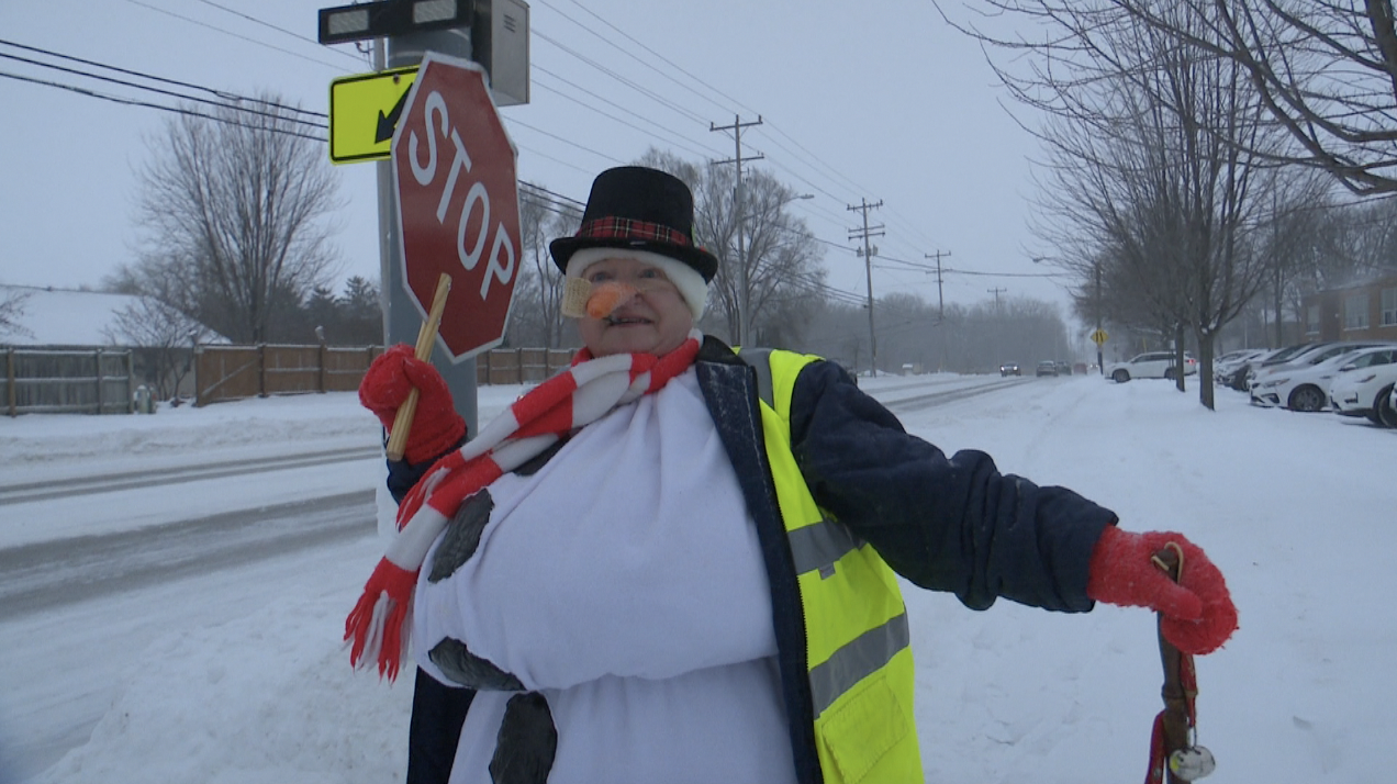 Frosty the Crossing Guard