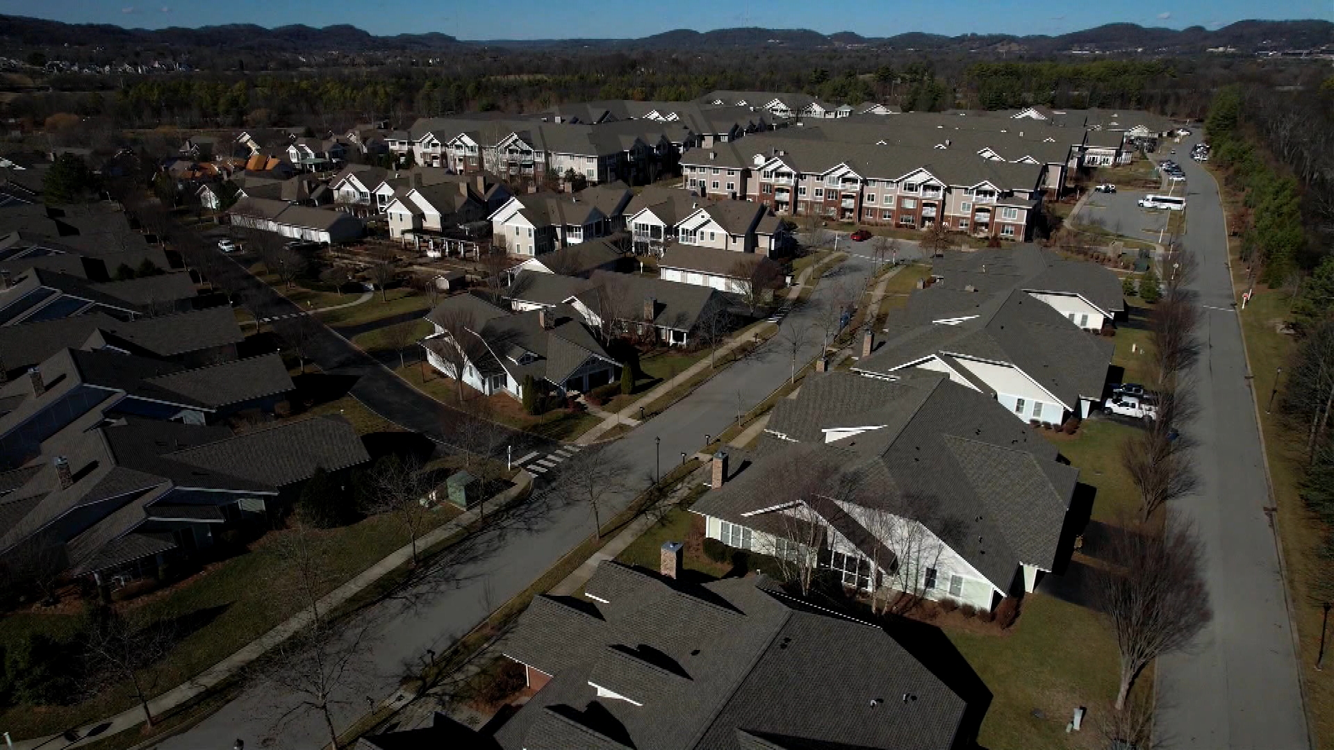 Heritage of Brentwood aerial shot
