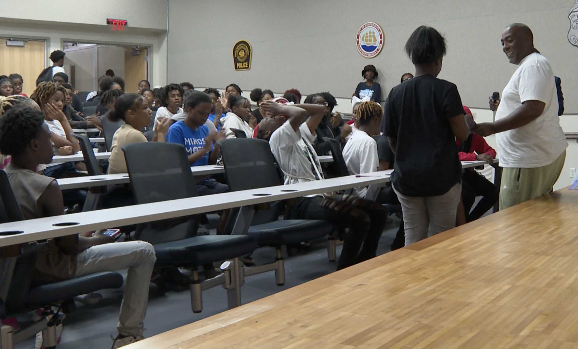 Kids earn paychecks in Portsmouth