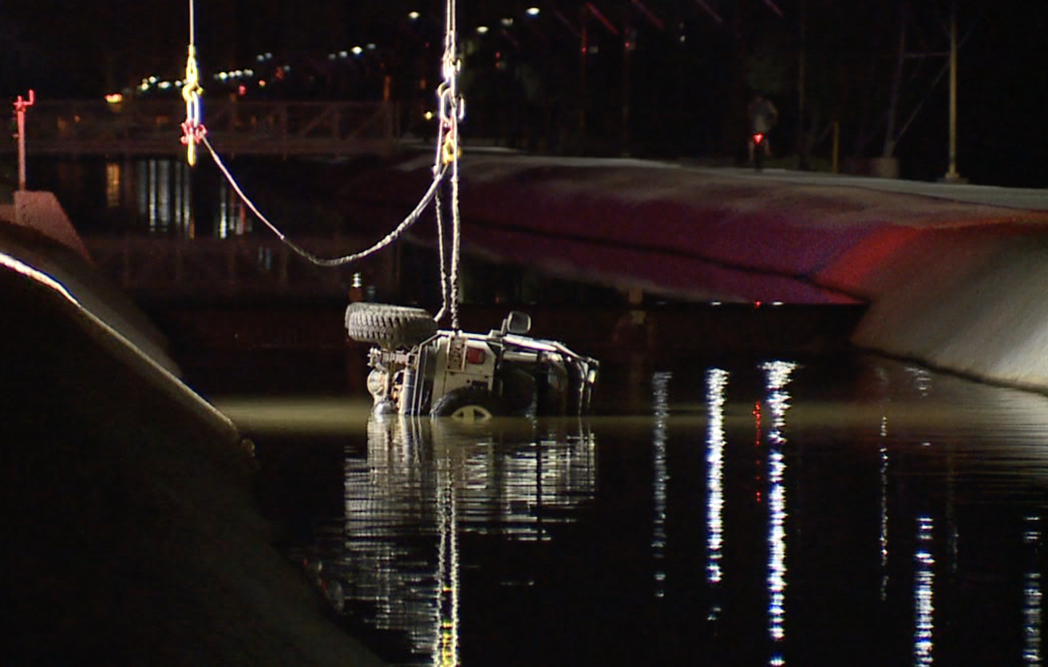 Car into canal near Palo Verde Park 10-5