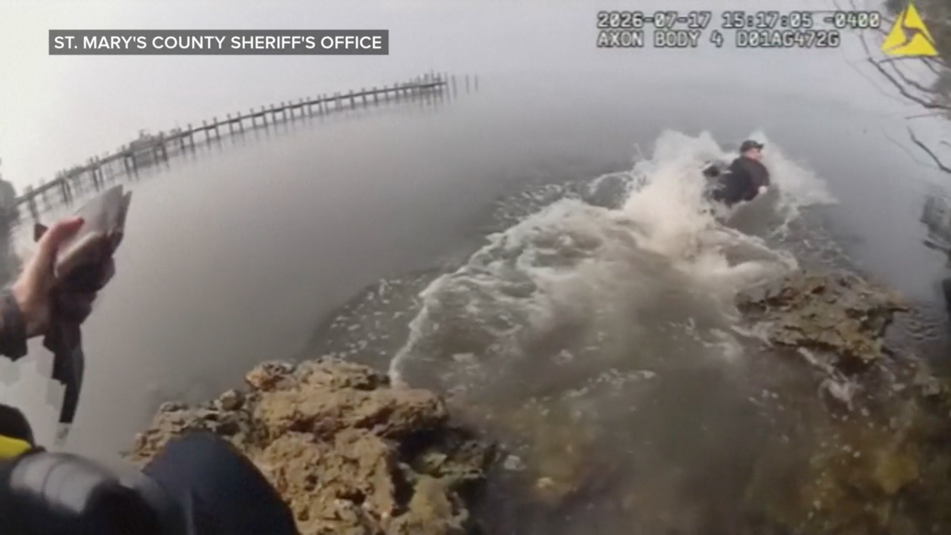 St. Mary's County deputy jumps into water to rescue missing 9-year-old with autism