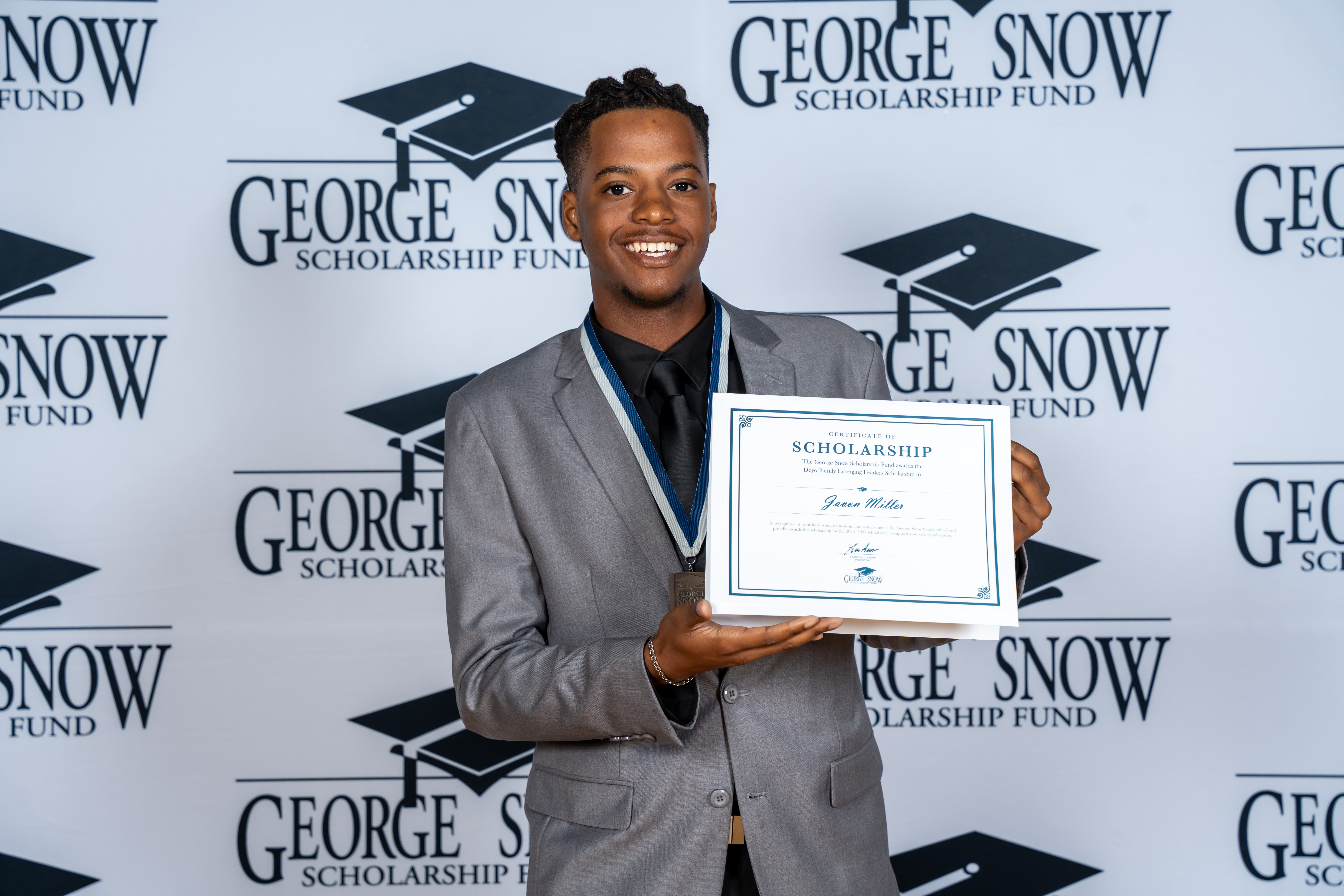 Javon Miller 2026 Snow Scholar George Snow Scholarship Fund June 2026.JPG
