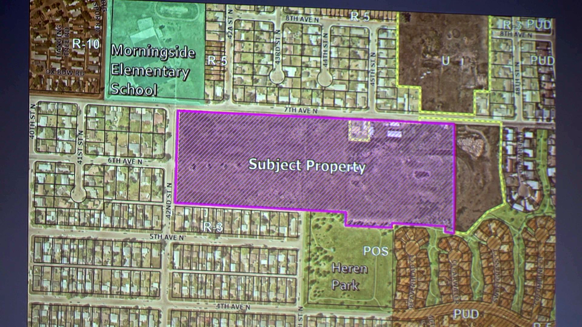 Proposed location of IX Blessings Mobile Home Park