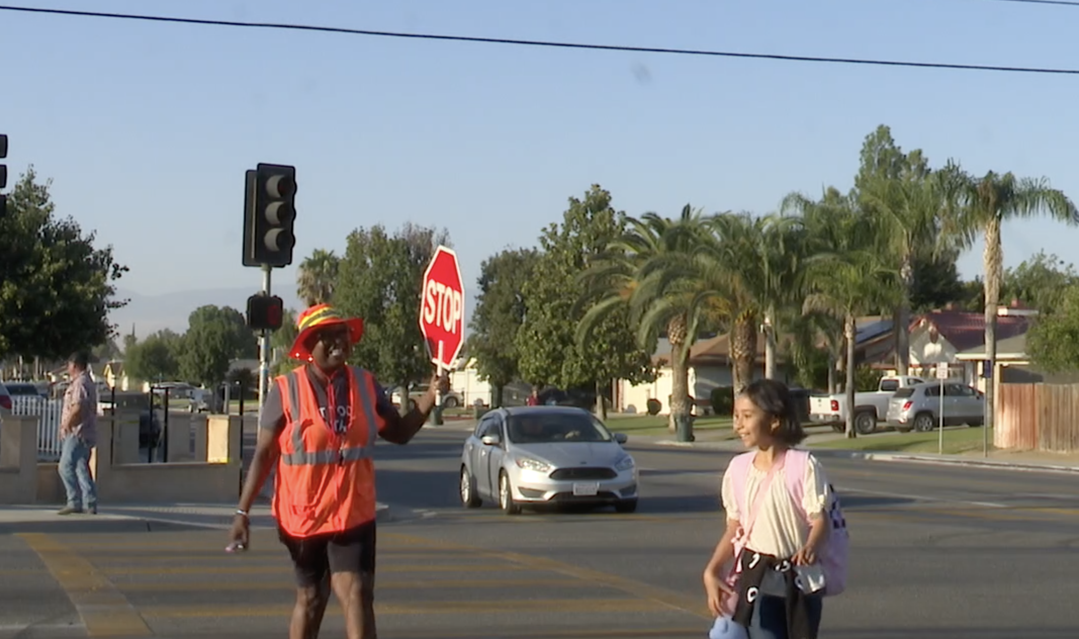Deborah Thomas, crossing guard.