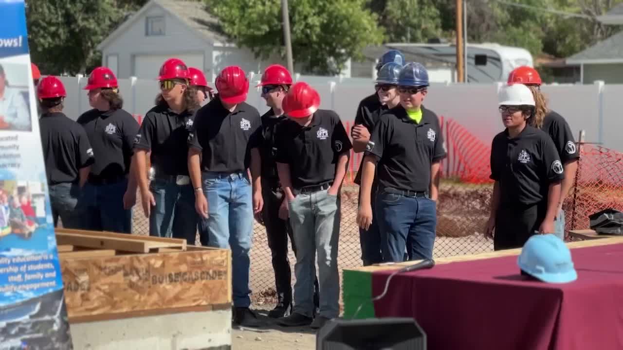 Groundbreaking for annual 'High School House'