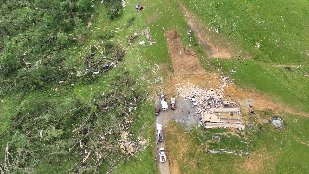 Washington County tornado damage