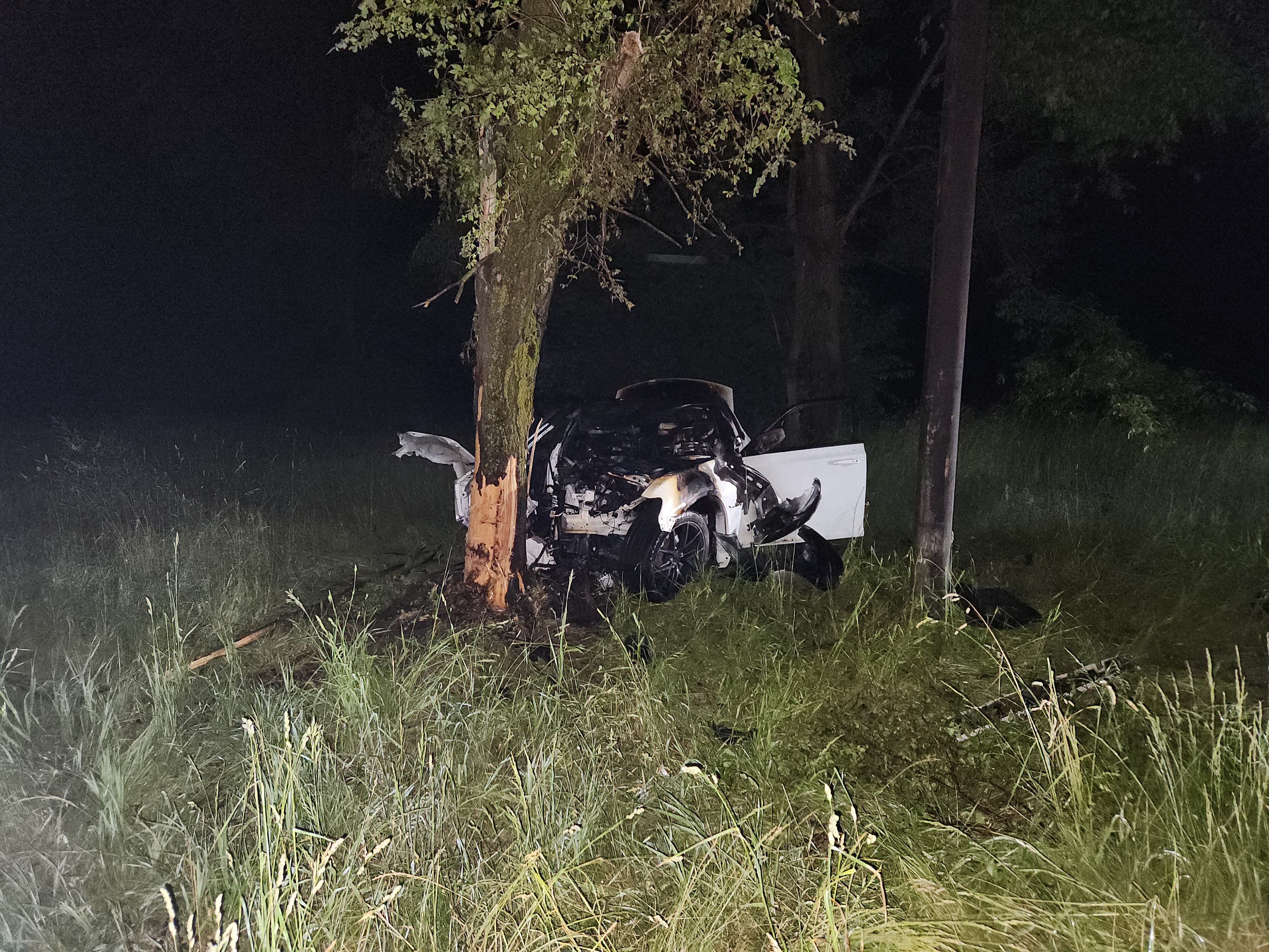 Car-Motorcycle Crash in Hartford Township