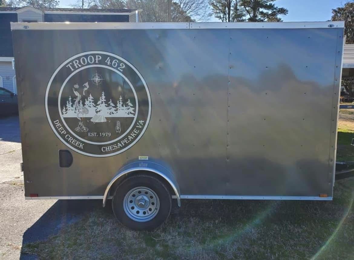 Chesapeake Boy Scout troop stolen trailer