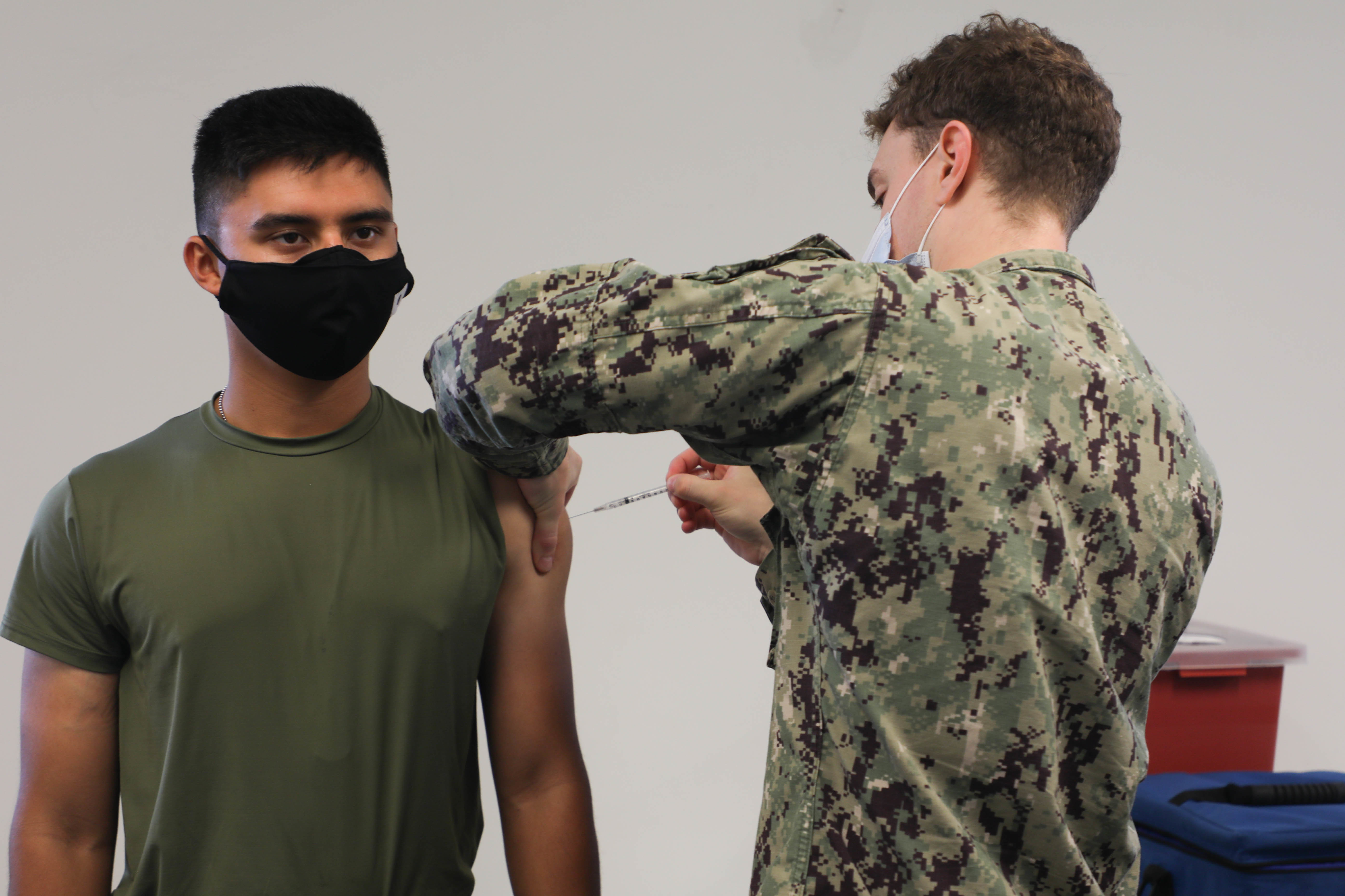 MCCSSS entry-level Marine receive COVID-19 Vaccination
