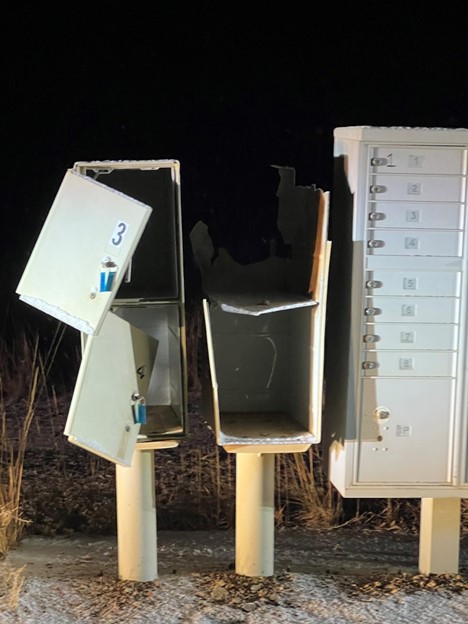 Mail Box Explosion Teller County
