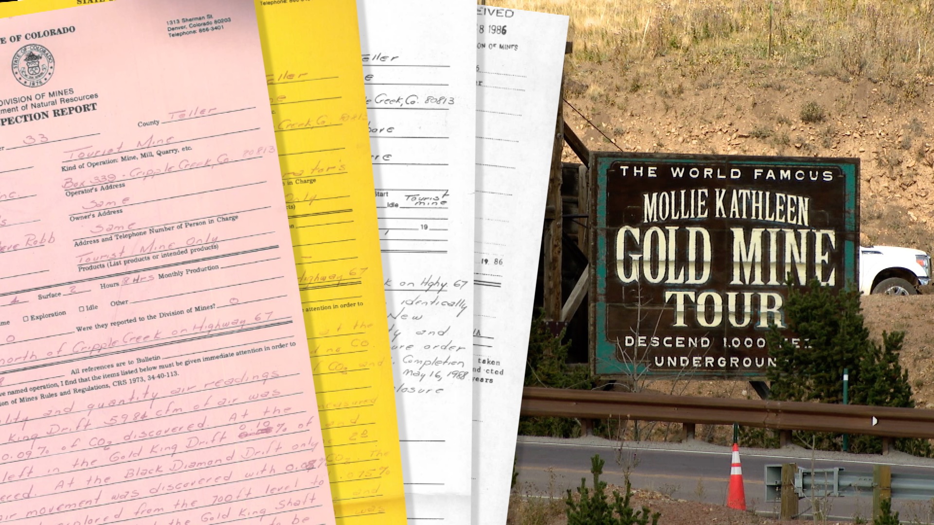 Mine inspection records