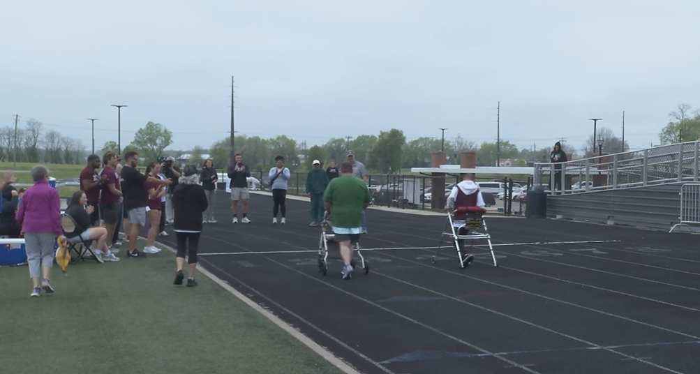 Special Olympics track meet