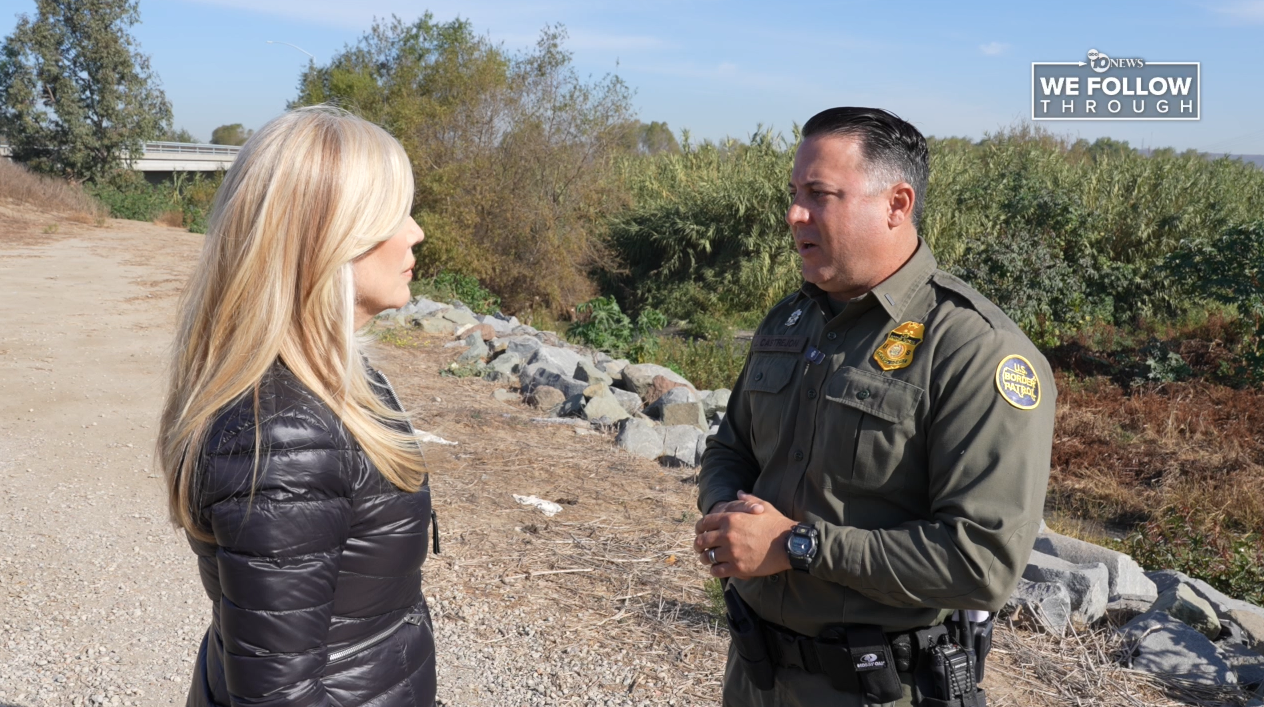 Agent Justin Castrejon and Kim Hunt