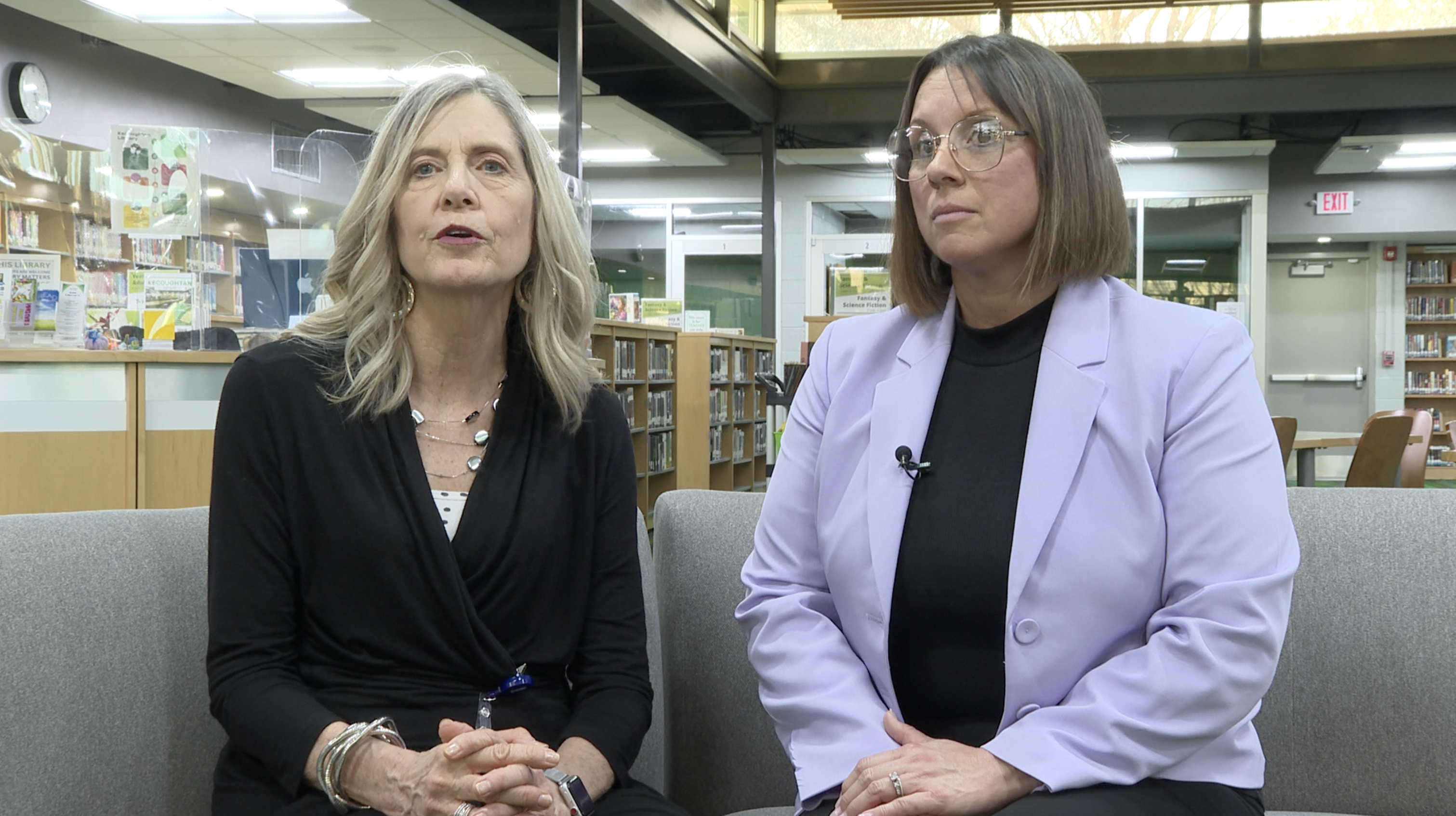 Trena Hatcher and Jennifer Oliver