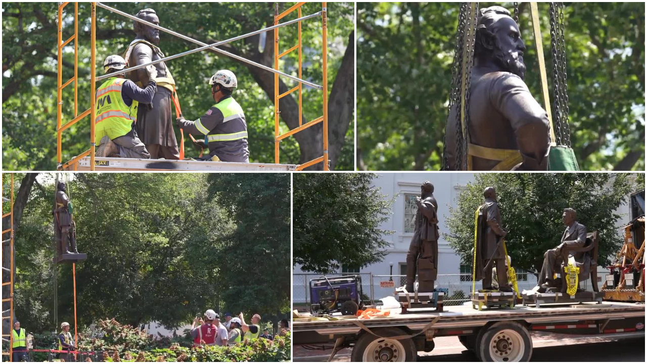 Last Confederate monument removed from Virginia Capitol Square Saturday: 'History is history'