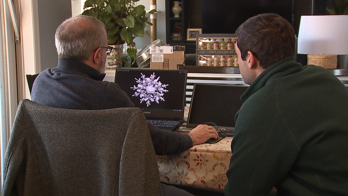 Snowflake photographer