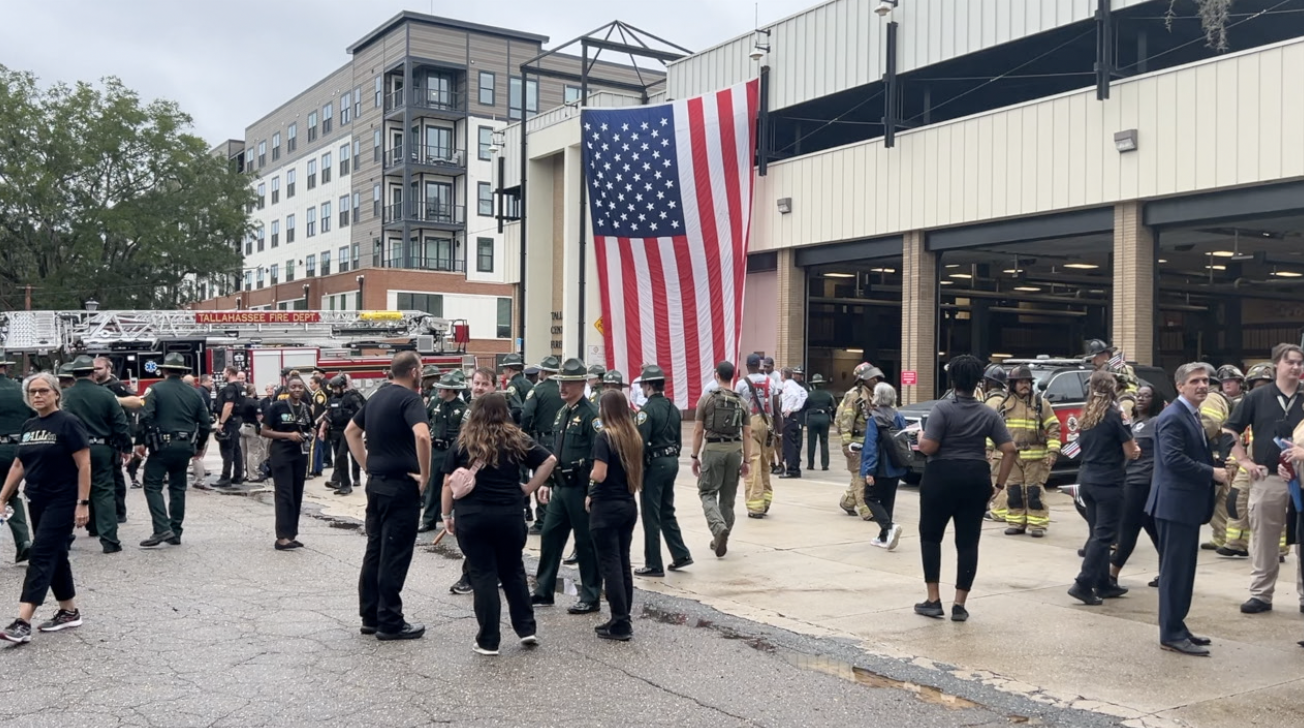 Area first responders walk in remembrance of 9/11 victims 