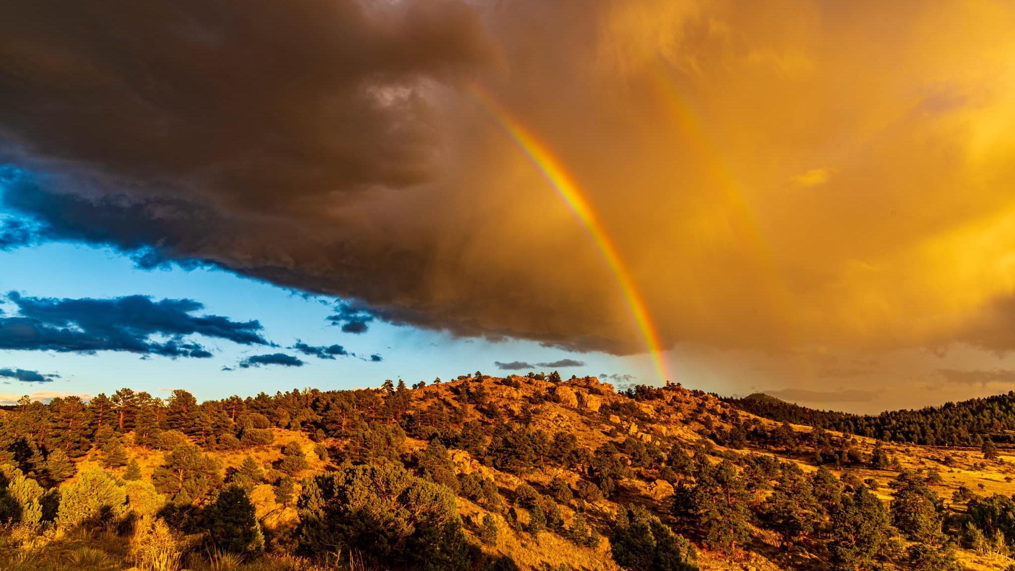 Steve Shugart sunset rainbow