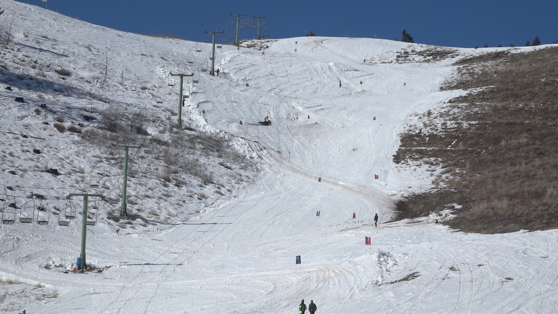 Snowmobile Hill Climb