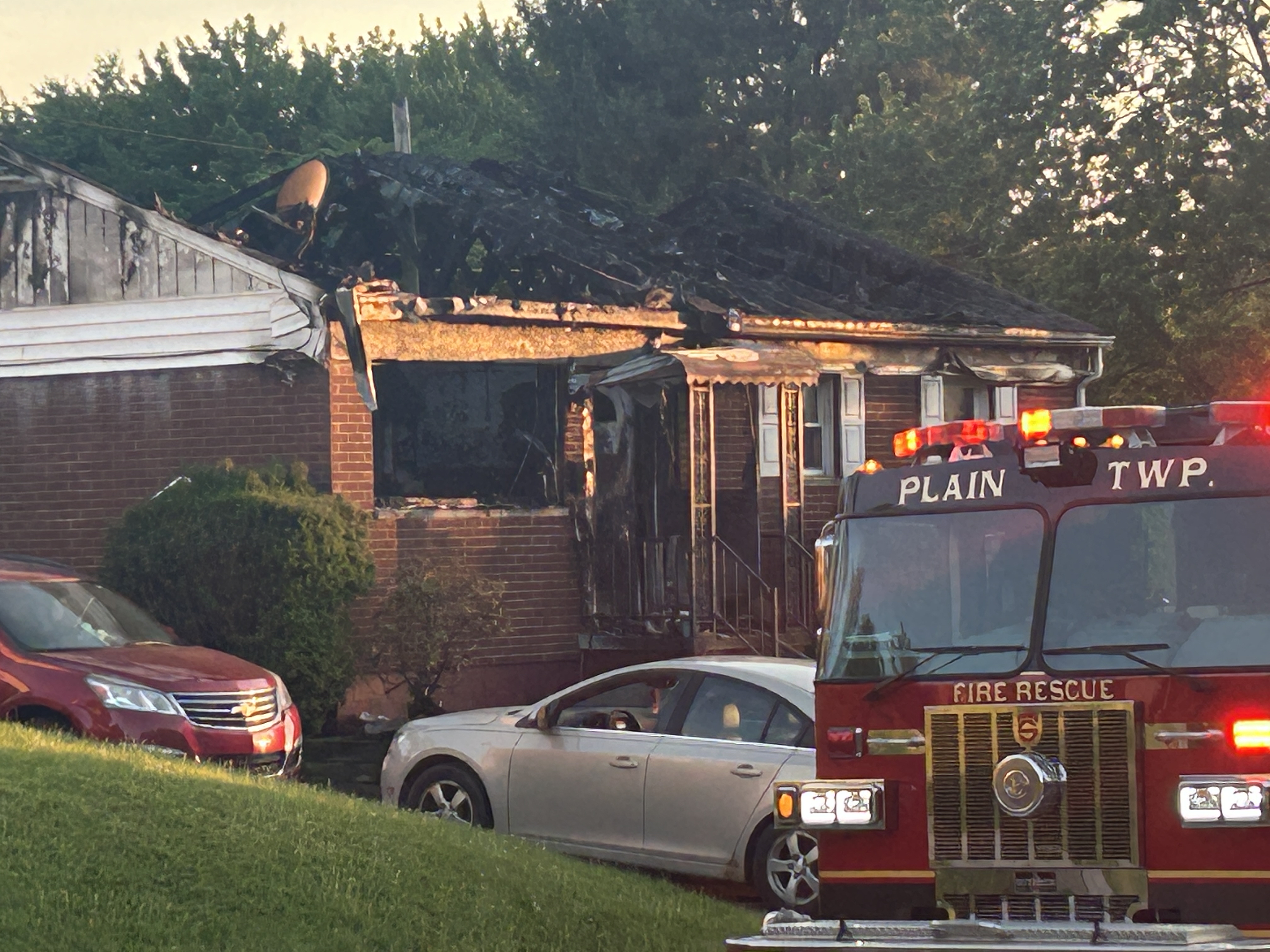 Plain Township house fire