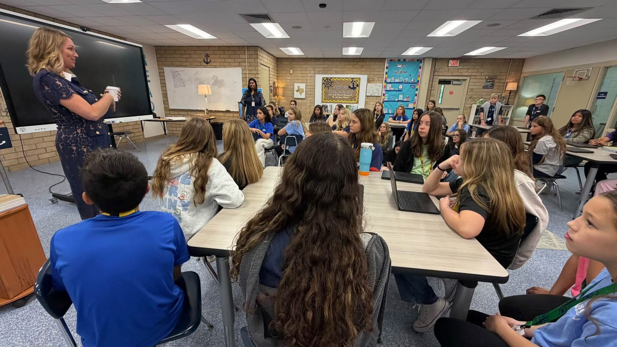 Celebrating a Jupiter Middle School teacher